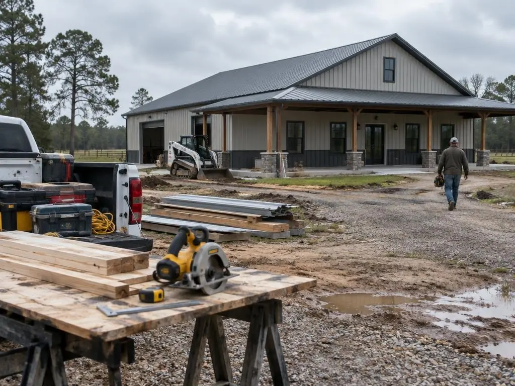Custom Barndominium Homes in Houston, TX