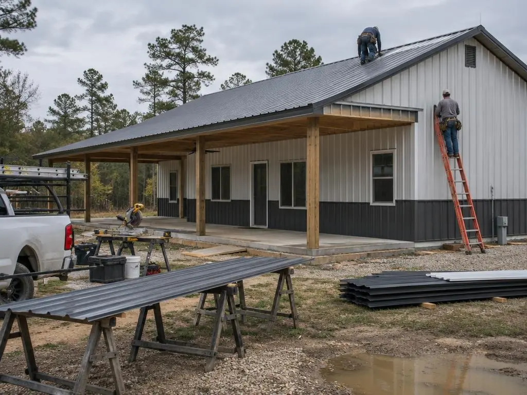 Metal Building Homes in Houston, TX